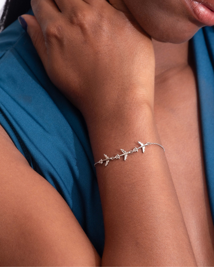Departure Airplane Bracelet